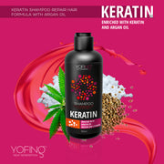 Keratin Shampoo & Argan Haaröl